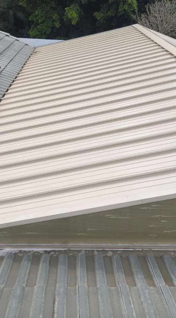Metal roof — after