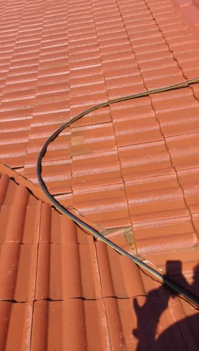 Tile roof — after